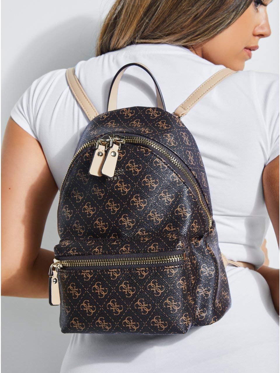 guess leeza logo backpack