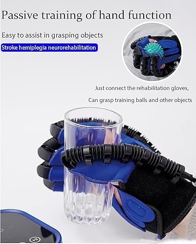 Miniatura 7 de Guantes robóticos de rehabilitación, hemiplejia y equipo de recuperación de trazo de mano con entrenamiento de espejo de dedo y pantalla táctil,