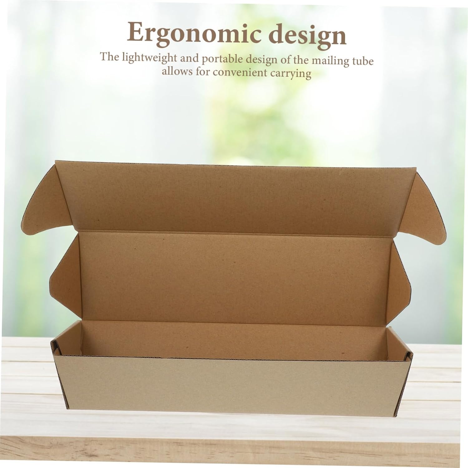 IMIKEYA 10pcs Triangle Mailing Tube Storage Box Documents Posters Drawings Lightweight Cardboard Design for and Packaging