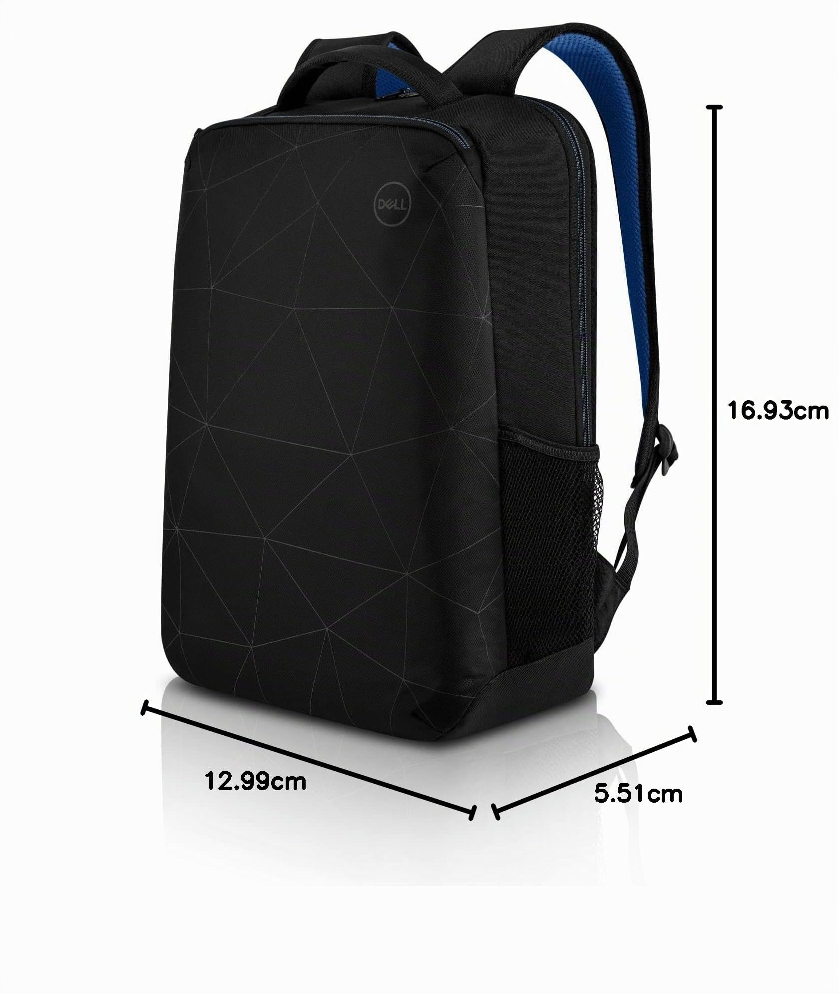 Zaino Dell ES1520P Essential Pro Slim 15, Fino a 15,6 pollici, Resistente all'acqua, Maniglie e maniche imbottite, Spallacci imbottiti in Air mesh, Nero