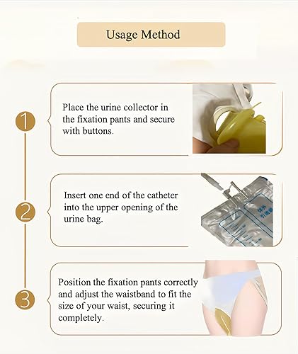 Miniatura 2 de Bolsa de orina de silicona reutilizable, bolsa de orina para adultos, hombres y mujeres, un conjunto de colector de orina con 3 bolsas, práctica