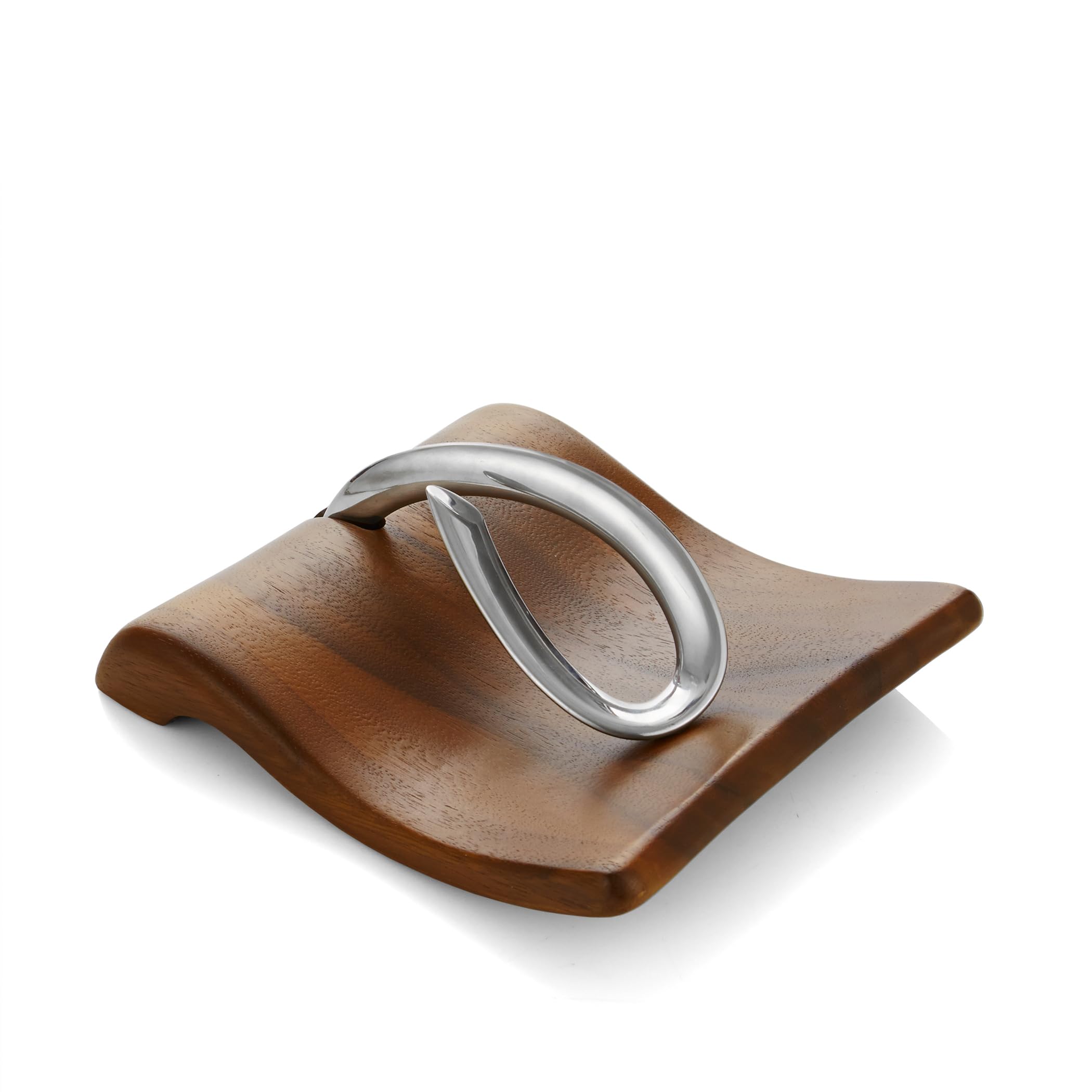 nambe Breeze Napkin Holder | Tabletop Napkin Tray for Parties, Weddings, and Events