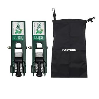 PacTool SA9031 Gecko Gauge Siding Mounting Kit With Pouch - For Use with 5/16-Inch Fiber Cement Siding, James Hardies Updated HZ5 Series - Lap Siding Gauge - Essential Siding Tools