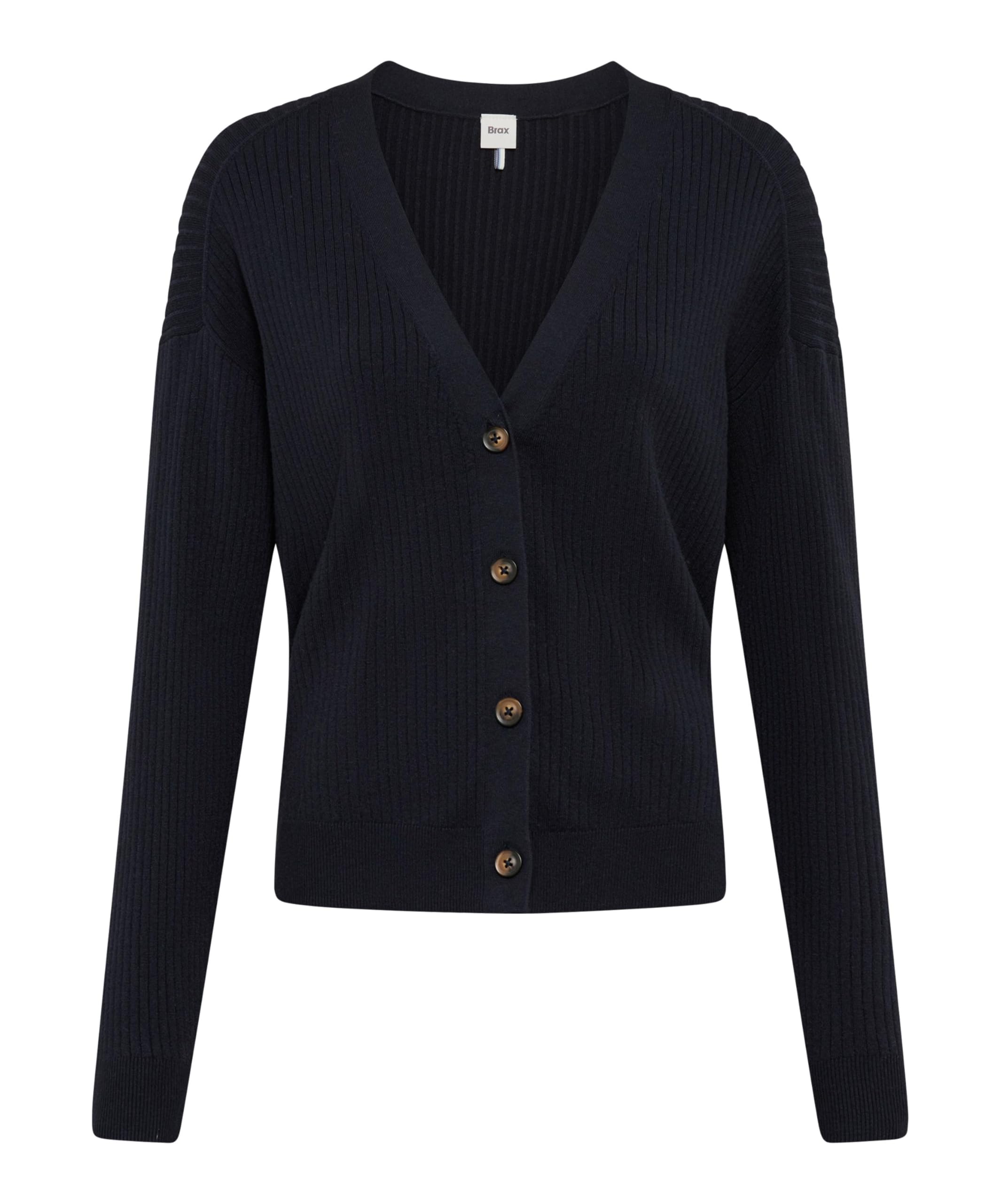 Brax Damen Style.anique Merino Viscose Rib Strickjacke (1er Pack)