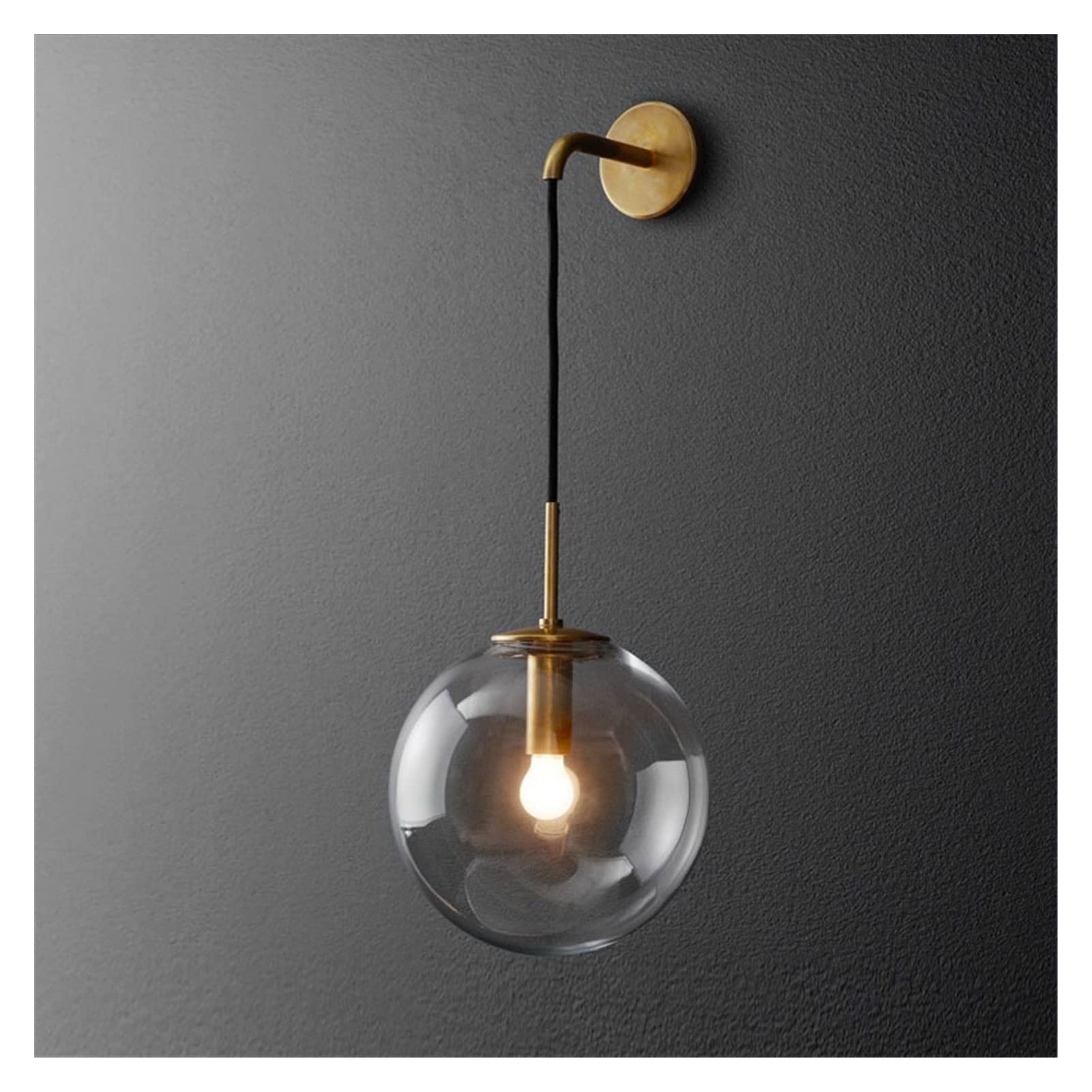 VDOQTLJT Wall lamp Modern LED Living Room Sconces - Lighting Bedroom Lights Home Deco Fixtures Corridor Aisle Lamps Chandeliers(Goldd20cmxh50cm,White light)