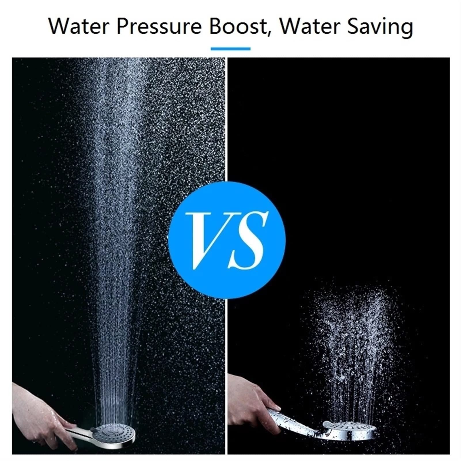 Ducha de Alta presión, Cabezal de Ducha con Ahorro Agua 5 Posiciones, Cabezal Aumento presión Cinco Modos, Relajante, Cabezales Alta(Shower Head)