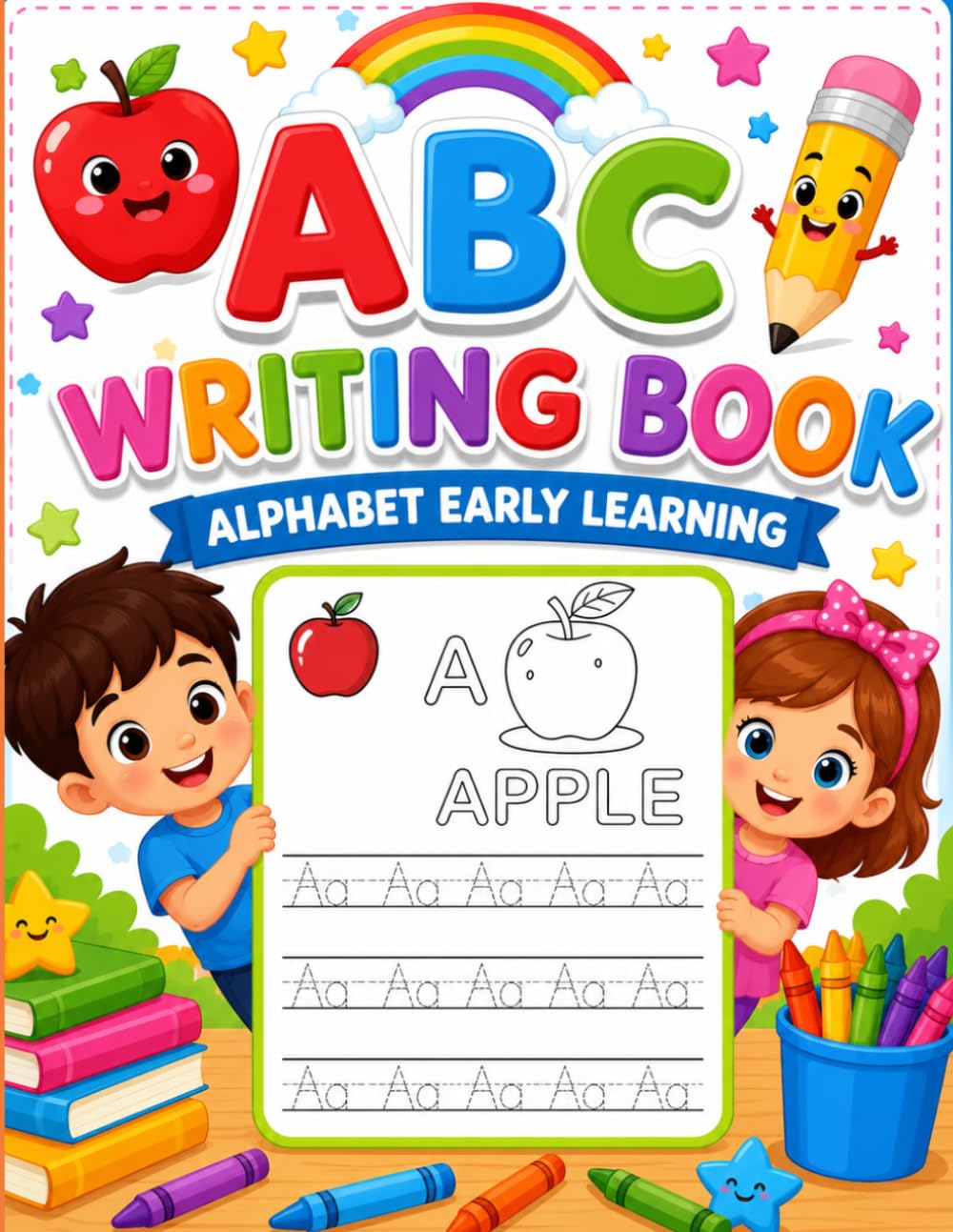 Learn to Write Letters A–Z Alphabet Handwriting Practice Workbook for Preschoolers