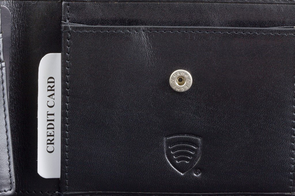 RFID Schutz Leder Geldbeutel (36BNL)