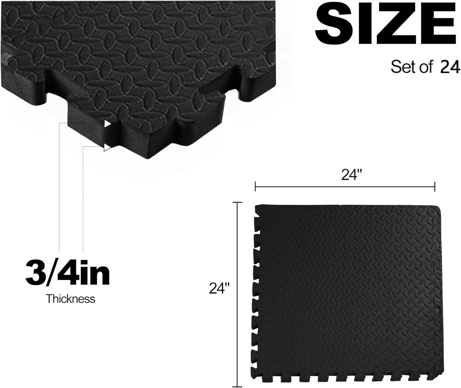 Transform Your Home Gym: Review of the 3/4" EVA Interlocking Foam Tiles