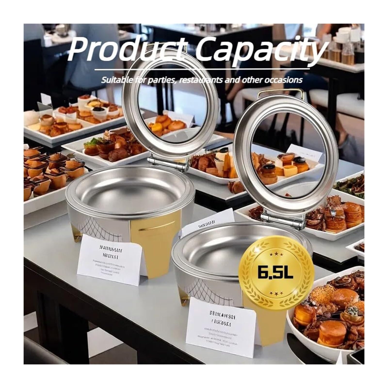Platos Calentadores for Buffet: servidores y Calentadores