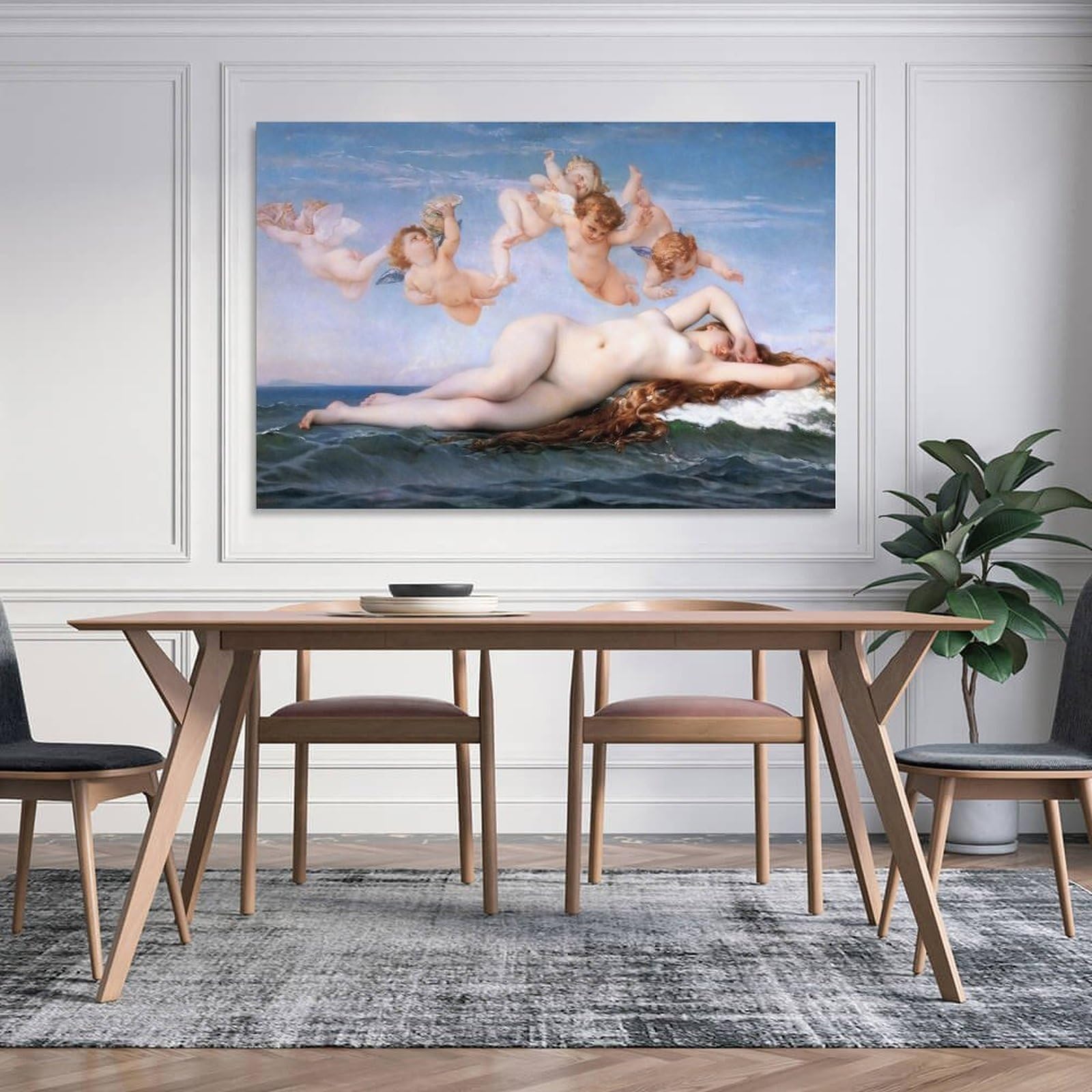 複製絵画 キャンバスアート 世界の名画 カバネル 「ヴィーナスの誕生