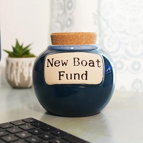 Miniatura 7 de Cottage Creek New Boat Fund Alcancía, accesorios para barco, regalos para barco, regalos para barcos