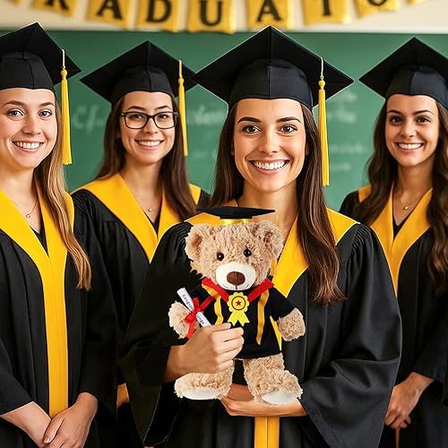 Miniatura 50 de Juego de 2 lindas camisa o falda de oso de peluche que se adapta a la mayoría de los animales de peluche de 14 a 18 pulgadas, construye una ropa