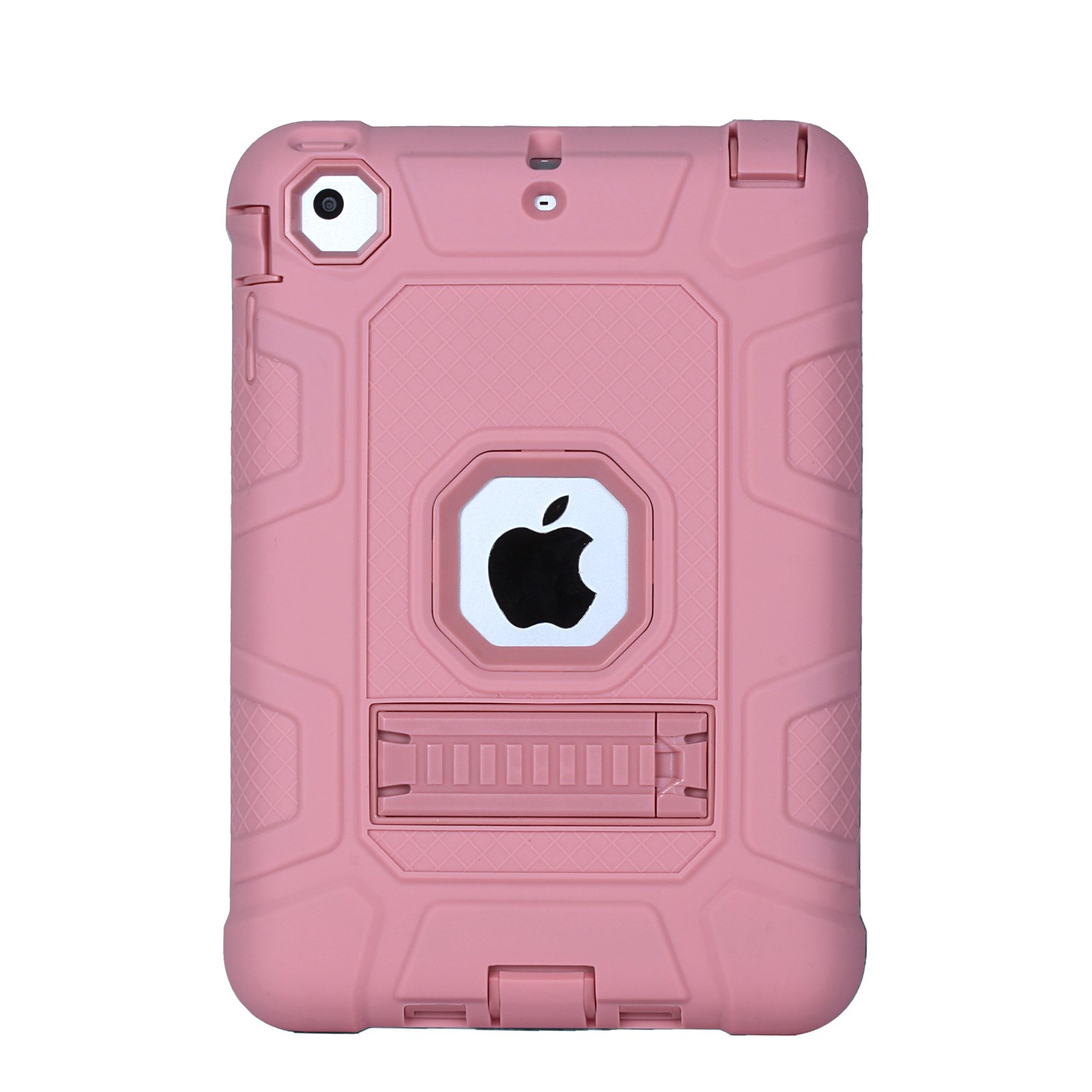 iPad Mini Case,iPad Mini 2 Case,iPad Mini 3 Case, Jeccy 3in1 Shock-absorption Full-Body Rugged Hybrid Protective Case with Kickstand for Apple iPad Mini 1/2/3
