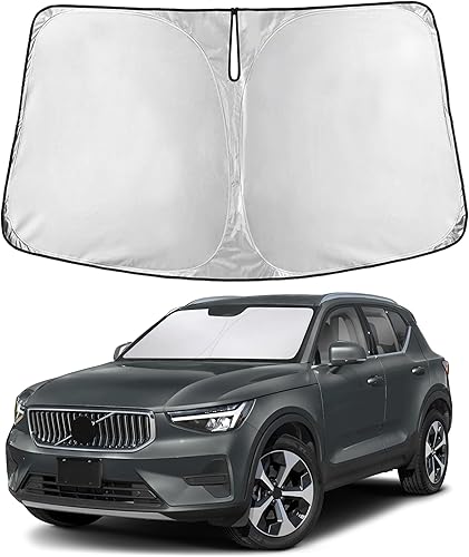 Miniatura 36 de EcoNour Parasol para parabrisas Rivian R1S / R1T 2022-2024 2025 2026, visera solar para parabrisas delantero y ventana, bloqueador de calor UV