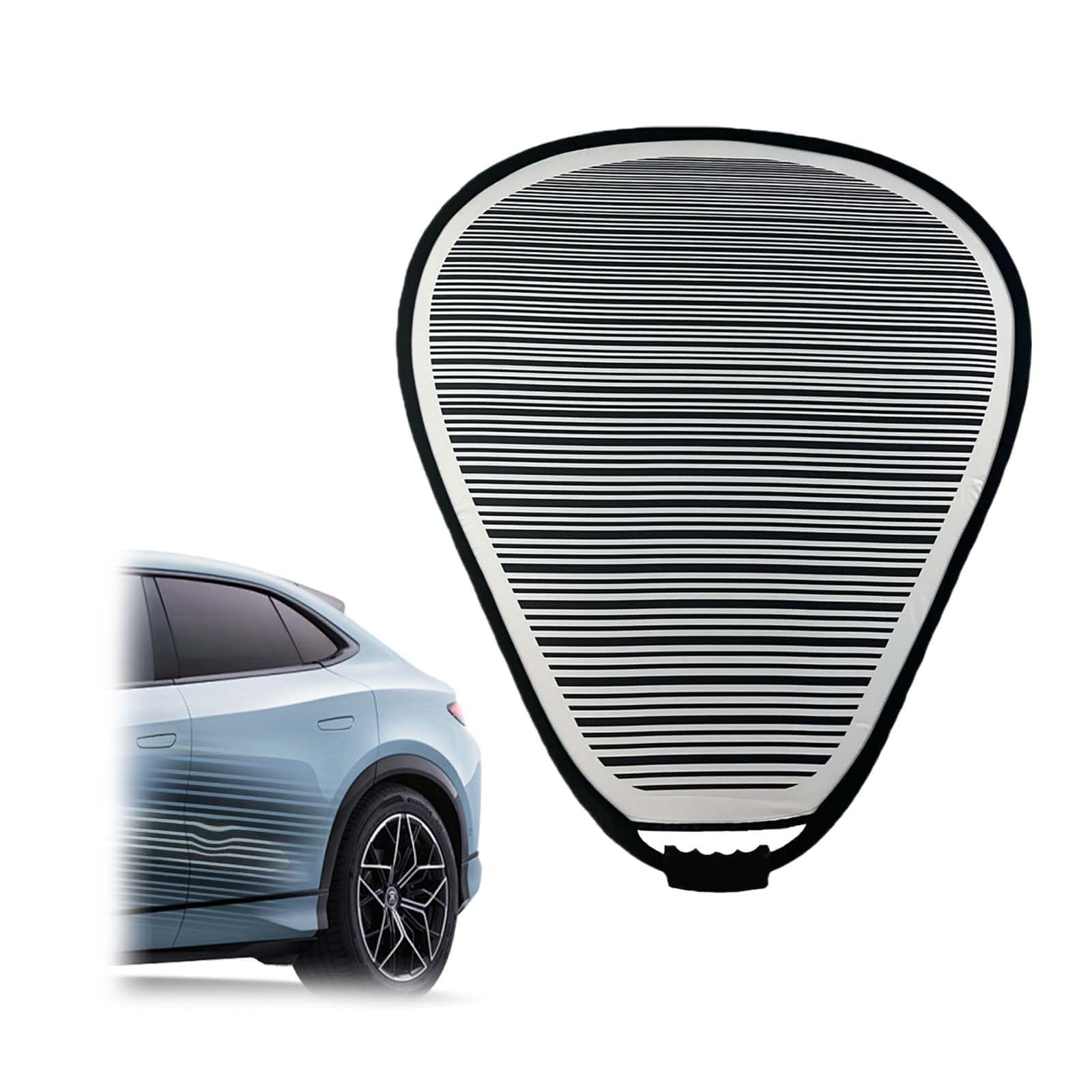 Riflettore per Ammaccature Auto,80cm Pieghevole Pannello Delle Ammaccatura,Riflettore pieghevole a strisce,riflettore per auto,Pieghevole Pannello Delle Ammaccatura,per ammaccature, porte, tester