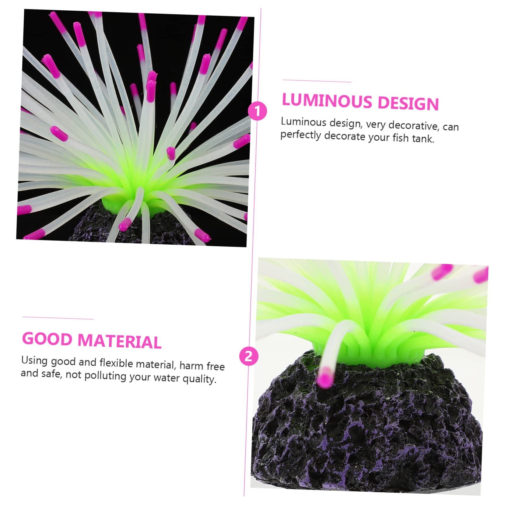 Toddmomy 3pièces Plantes Aquatiques Artificielles Décoratives pour Aquariums Modèle De Décoration De Végétation Aquatique pour Créer Un Environnement Naturel Et Apaisant Votre