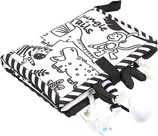 Totority 1 Peça Livro De Pano De Cauda Infantil Brinquedos Para Crianças Brinquedos Para Bebês Livro De Pano De Bebê Educação Livro De Pano De Brinquedo Portátil Livro De Pano Poliéster