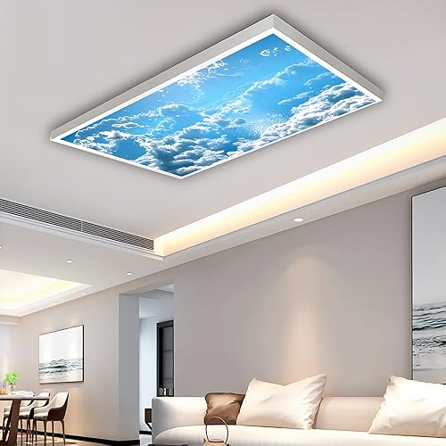 Miniatura 7 de Cubiertas de luz fluorescente para la oficina del aula, filtros de luz LED de 2 x 4 pies, eliminan el deslumbramiento y la fatiga ocular, cubiertas