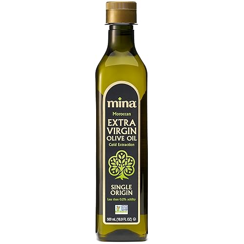 Mina Aceite de oliva virgen extra nueva cosecha aceite de oliva marroquí rico en polifenol extracción en frío aceite de oliva de origen único menos