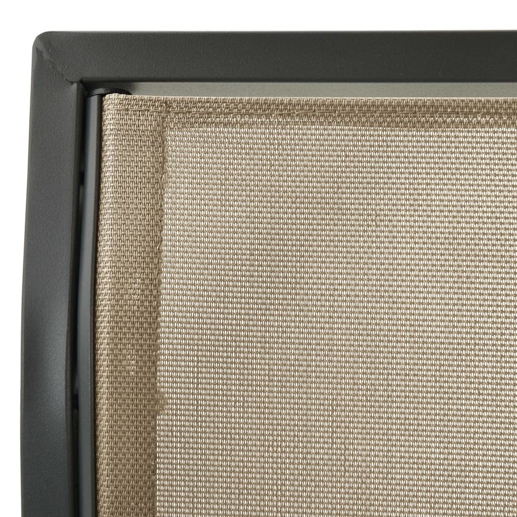 Huśtawka ogrodowa z dachem, do ogrodu i na taras, huśtawka ogrodowa, odporna na warunki atmosferyczne, ze stali, z siedziskiem z materiału tekstylnego, 170 x 118 x 153 cm