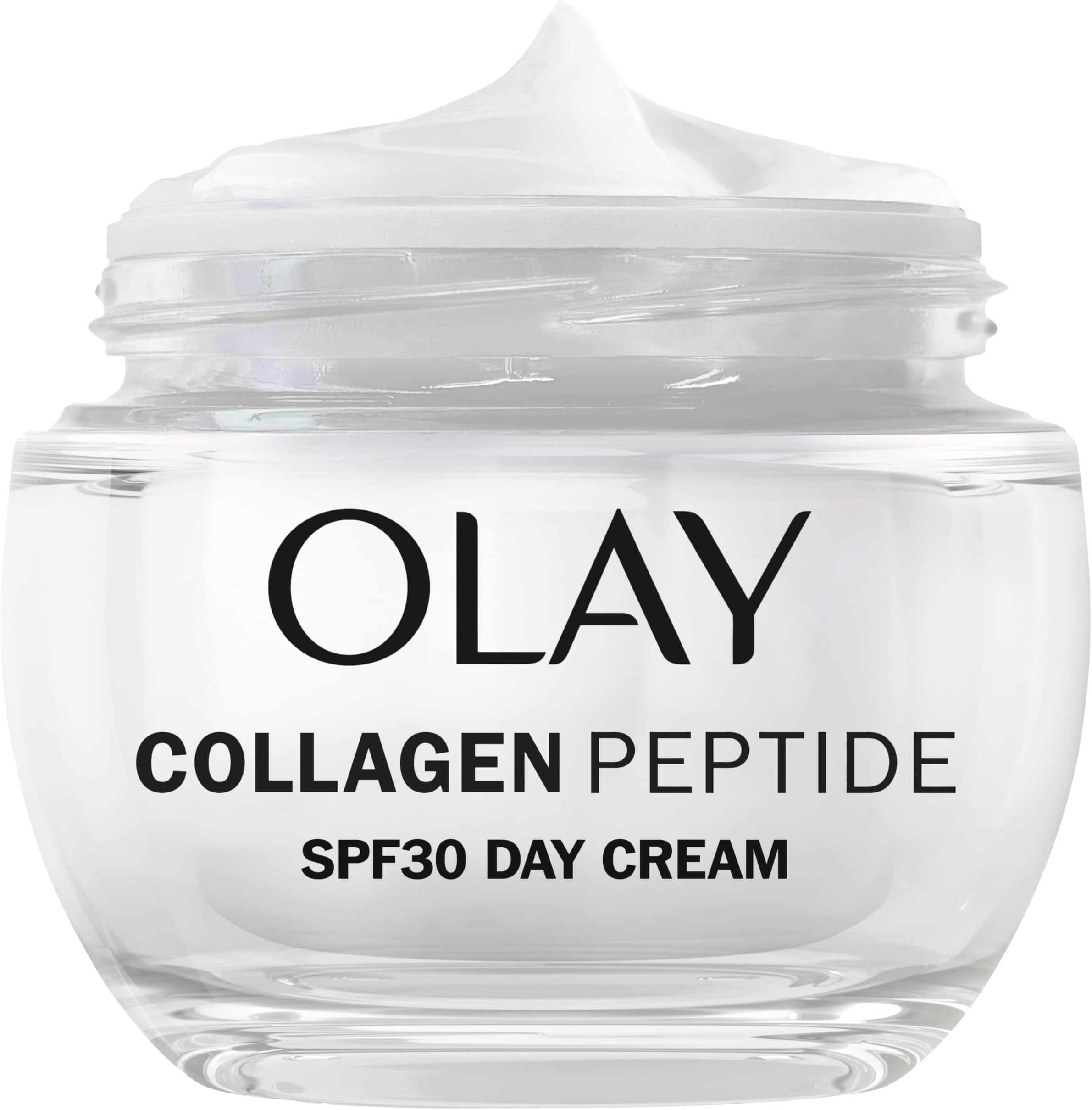 Collagen Peptide Face Moisturiser Day Cream SPF30 - Skincare for Women, Niacinamide 99% Purity, Antioxidant Vitamin E, Advanced Anti-Aging Moisturiser, Strengthens, Restores, Hydrating, 50ml