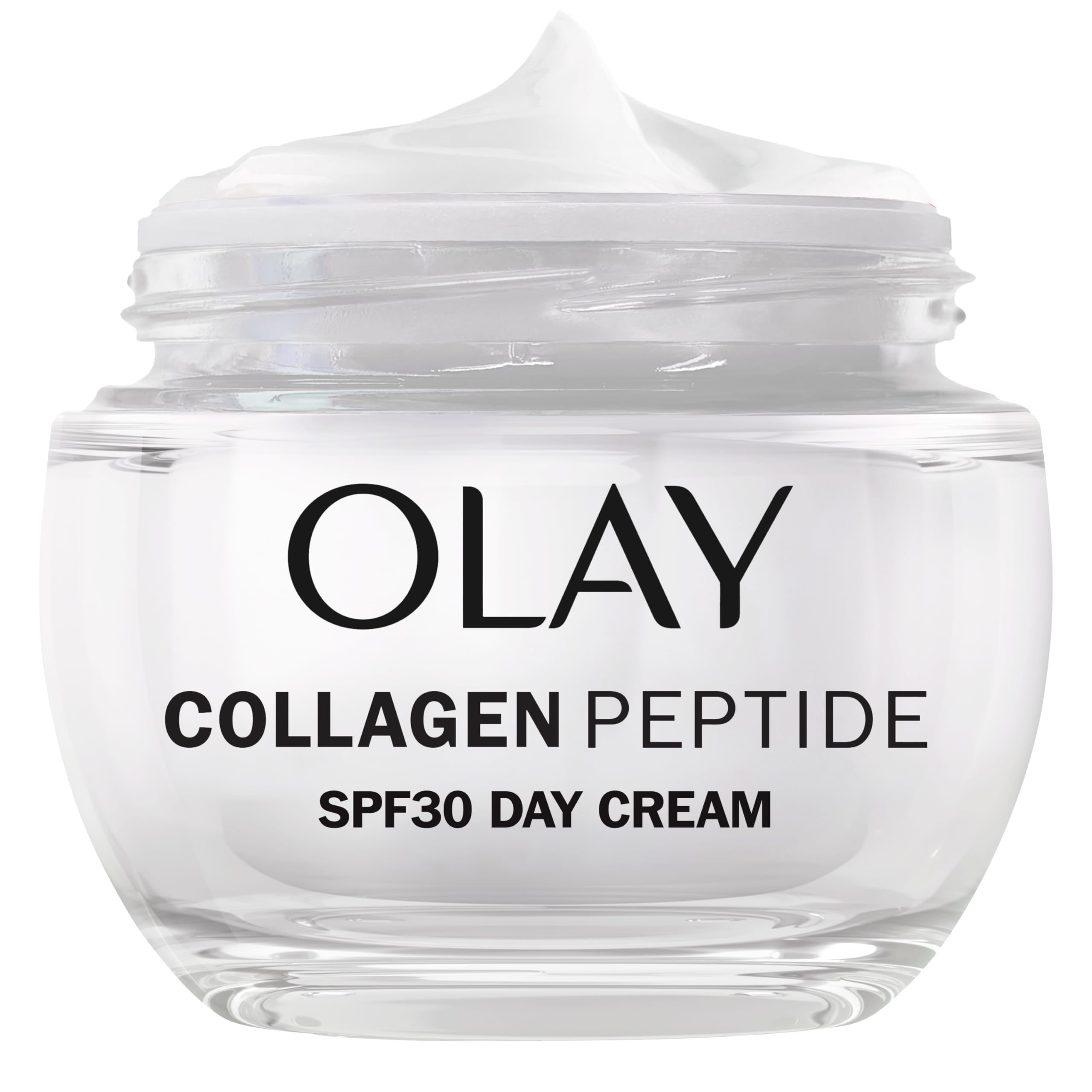 OlayCollagen Peptide Face Moisturiser Day Cream SPF30 - Skincare for Women, Niacinamide 99% Purity, Antioxidant Vitamin E, Advanced Anti-Aging Moisturiser; Strengthens, Restores, Hydrating, 50ml
