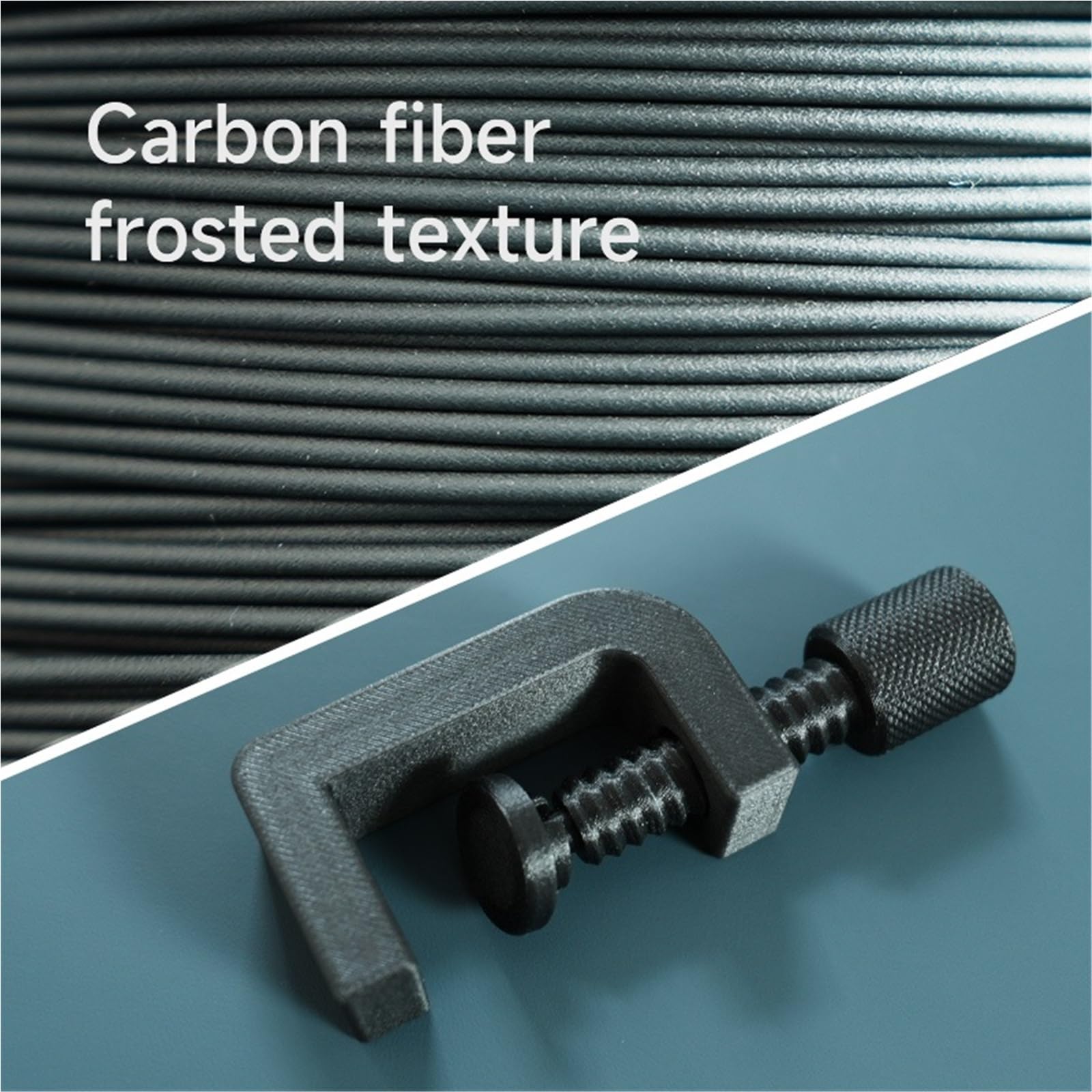 Filament PLA En Fibre De Carbone 1,75 Mm 1 Kg, Filament D'imprimante 3D À Impression Rapide PLA-CF(Green)