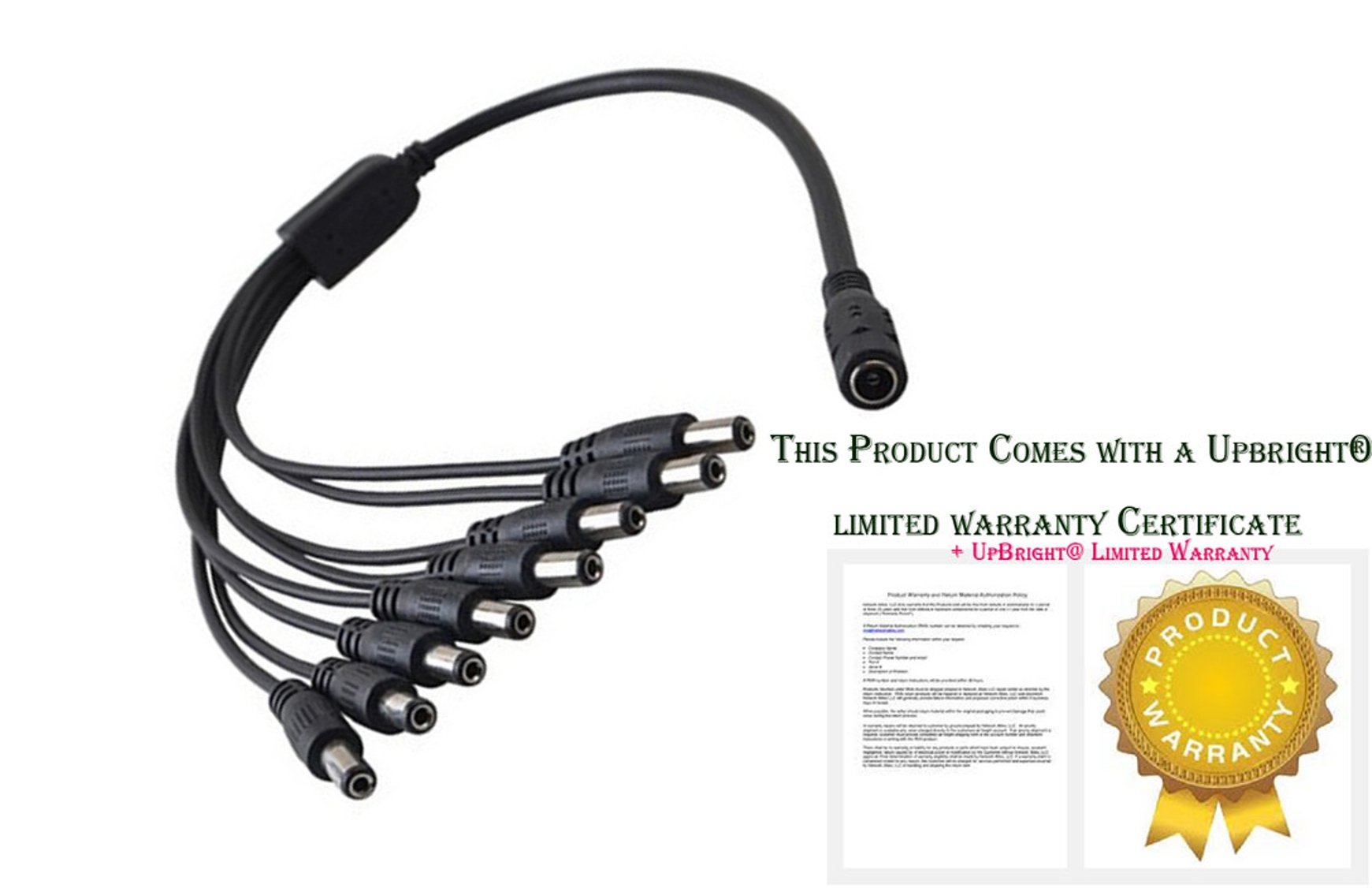 Buy UpBright 12V 5A AC/DC Adapter Tip Split Compatible with