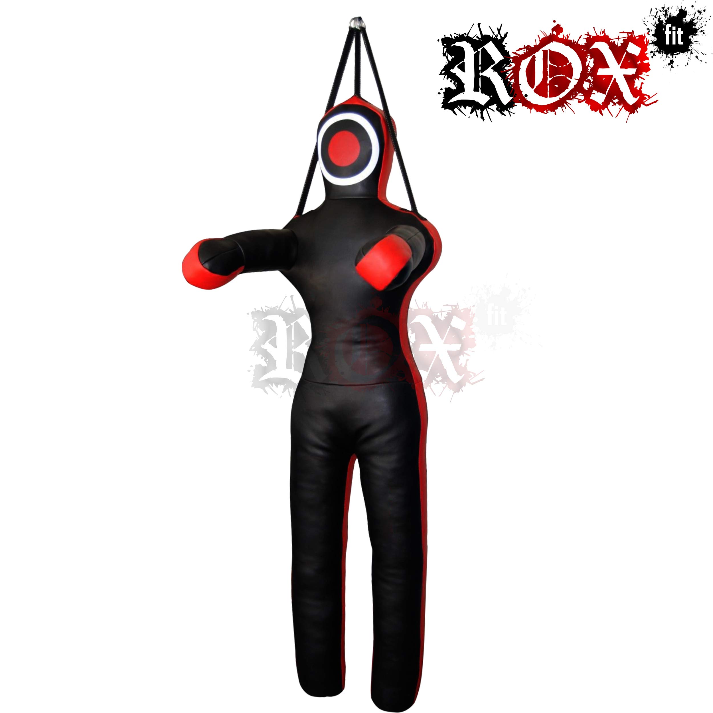 Manichino Da Allenamento Aoneky 1.8m Per MMA E Arti Marziali - Grappling Dummy In Pelle Da Riempire Fino A 65kg - Foto 6