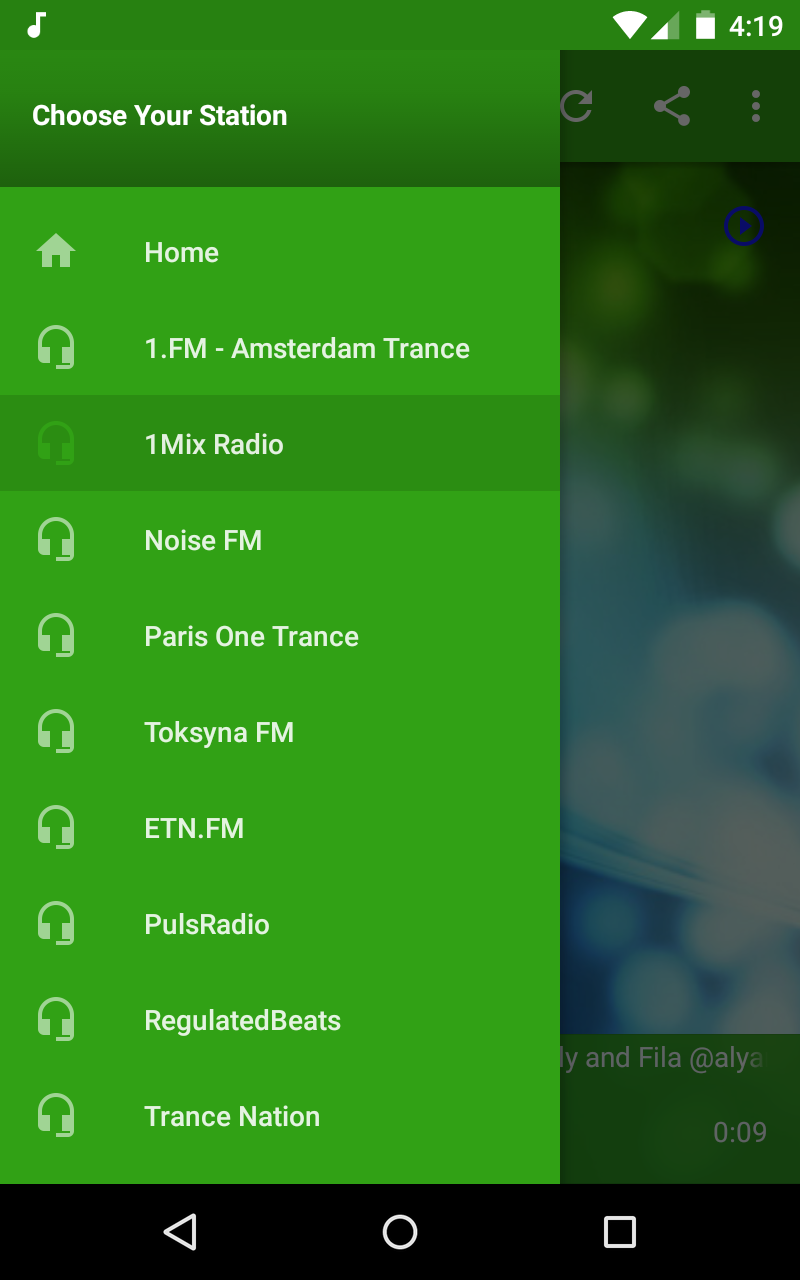 Trance Music Radio Full App on Amazon Appstore
