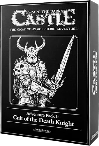 Themeborne Escape The Dark Castle Juego de mesa Cult of The Death Knight Adventure Pack 1 Juego de estrategia cooperativa para adultos y