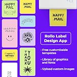 Rollo Imprimante de l'étiquette d'expédition sans fil - Imprimante d'étiquettes thermiques Wi-Fi 4x6 pour les colis d'expédition - AirPrint à partir iPhone, iPad, Mac - Prend en charge Windows, Chromebook, Android, Linux