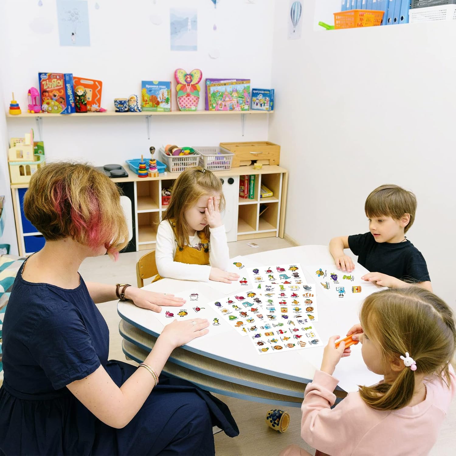 LIFEBE 800PCS Punny Teacher Stickers, Reward Motivational Stickers for Kids,Students, Funny Punny Labels Classroom Supplies, Cute Animal Incentives Stickers for Teacher School Classroom Home