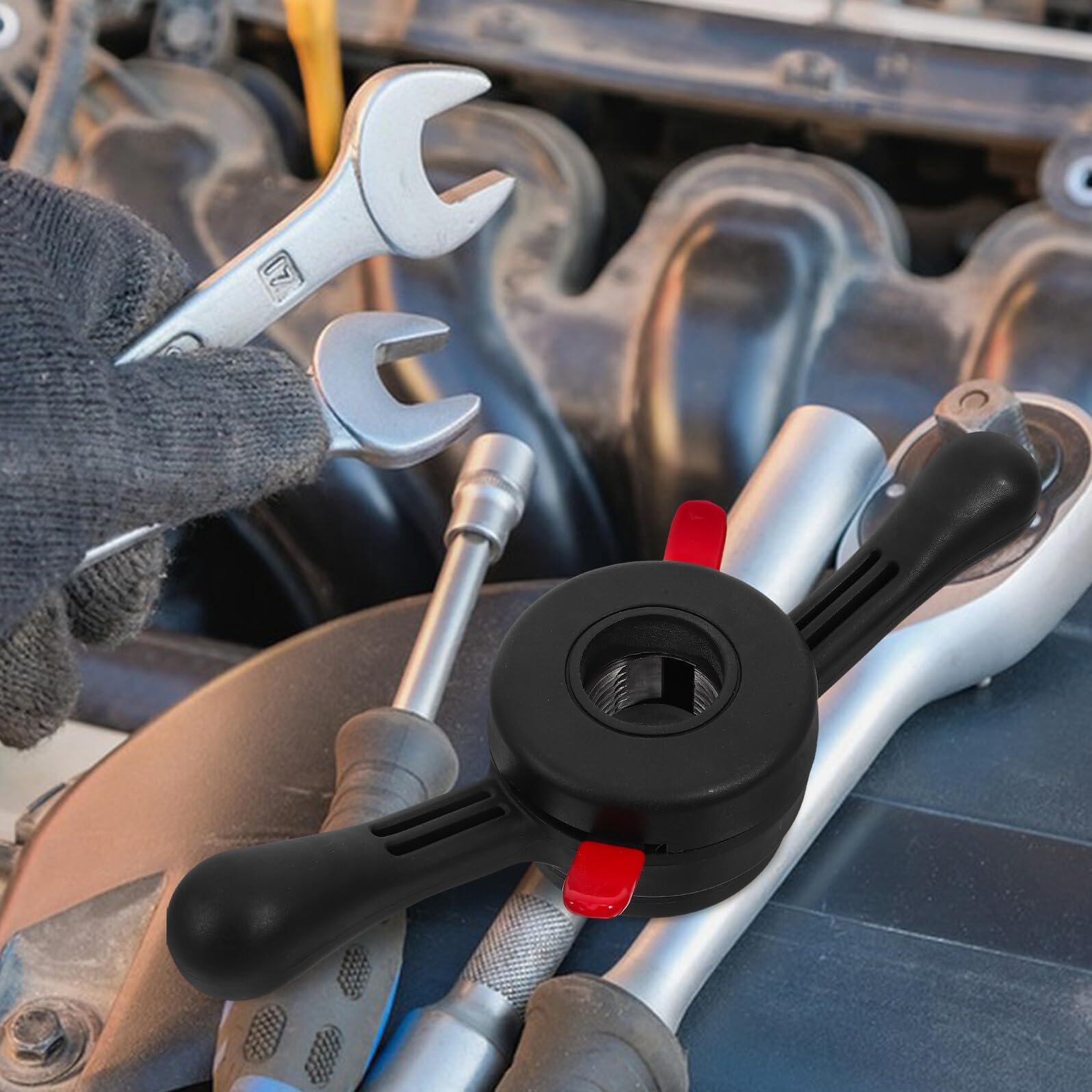 HANABASS Schnellspannwerkzeug für Radauswuchtmaschinen Reifenwerkzeuge aus Nylon 38mmx3mm Robuste Konstruktion Tragbares Autoreparaturwerkzeug für Reifenwechsel