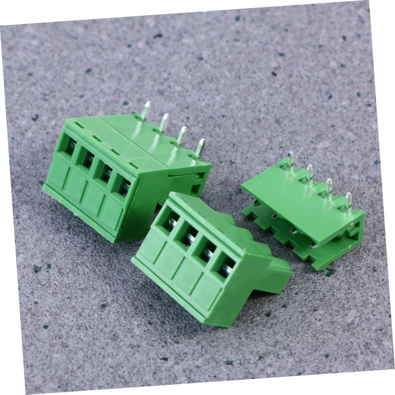 SOLUSTRE 3piezas Conector Pcb Terminal Block Pines Rectos Conector De Placa De Circuito Terminales De Bloque Para Aplicaciones Eléctricas Resistente Temperaturas De Paquete