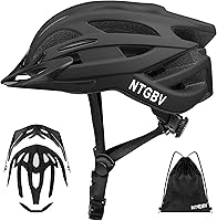 SecurityFreedom Adult Bike Helmet Men Women: Lightweight CPSC/EN1078 Certified, Adjustable Fit, 21 Vents, Visor, 2 Liners & Bag for Road/MTB/Commute