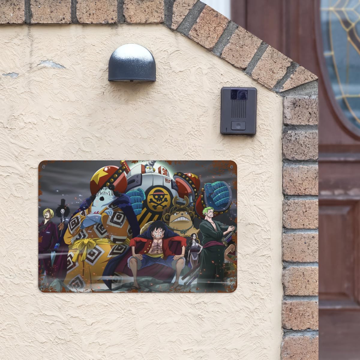 ワンピース　立て看板　新品 Amazon.co.jp: ブリキ看板 ワンピース ONE PIECE 金属ポスター