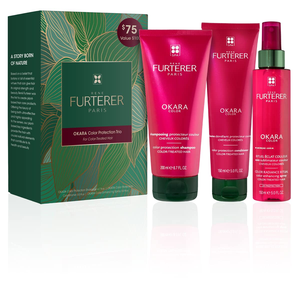 Rene Furterer Color Glow Protecting Color Shampoo - Amino Acids & Lemon Essential Oil