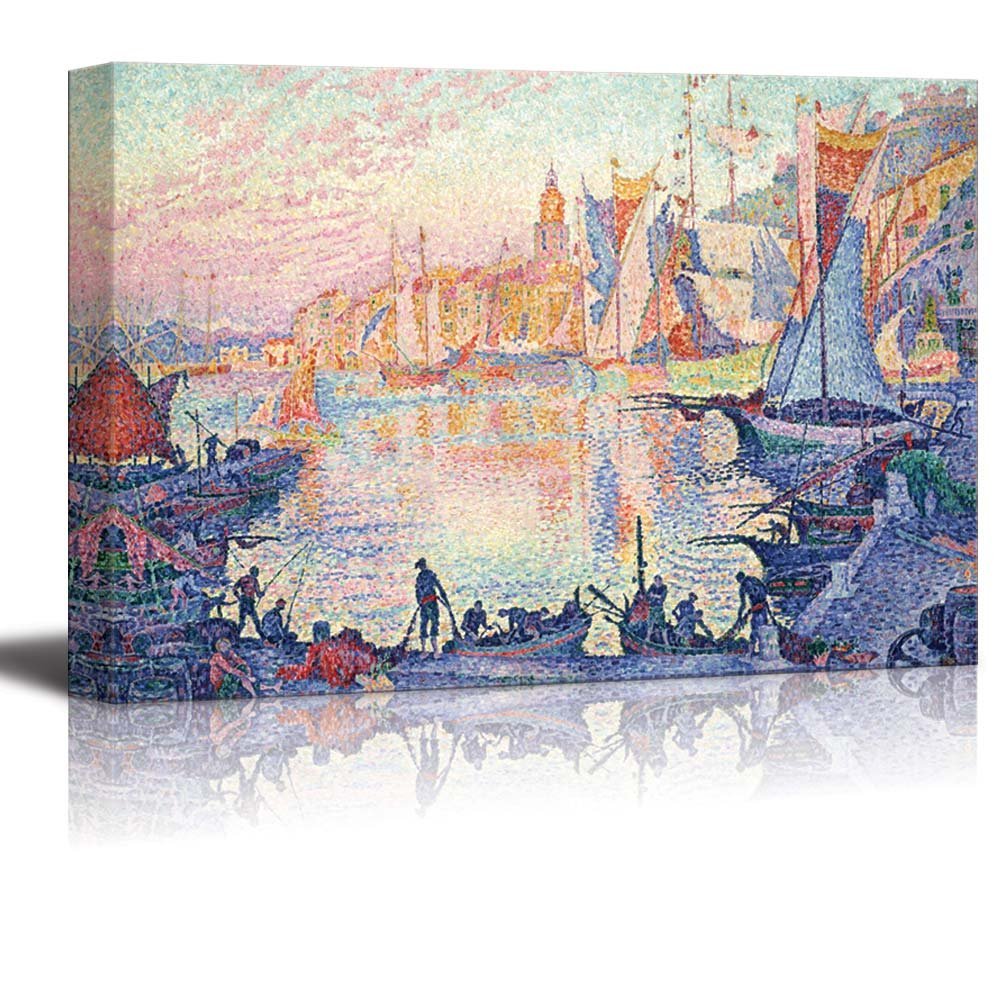 Amazon.com: wall26 - The Port of Saint-Tropez by Paul Signac
