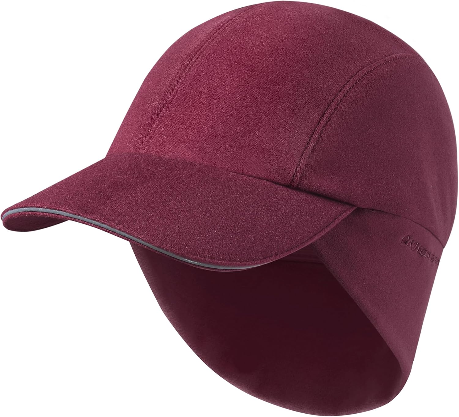 GADIEMKENSD Winter Running Baseball Cap Women Fleece Ponytail Hat with Ear Flaps Reflective Design 1Pack and 2Pack