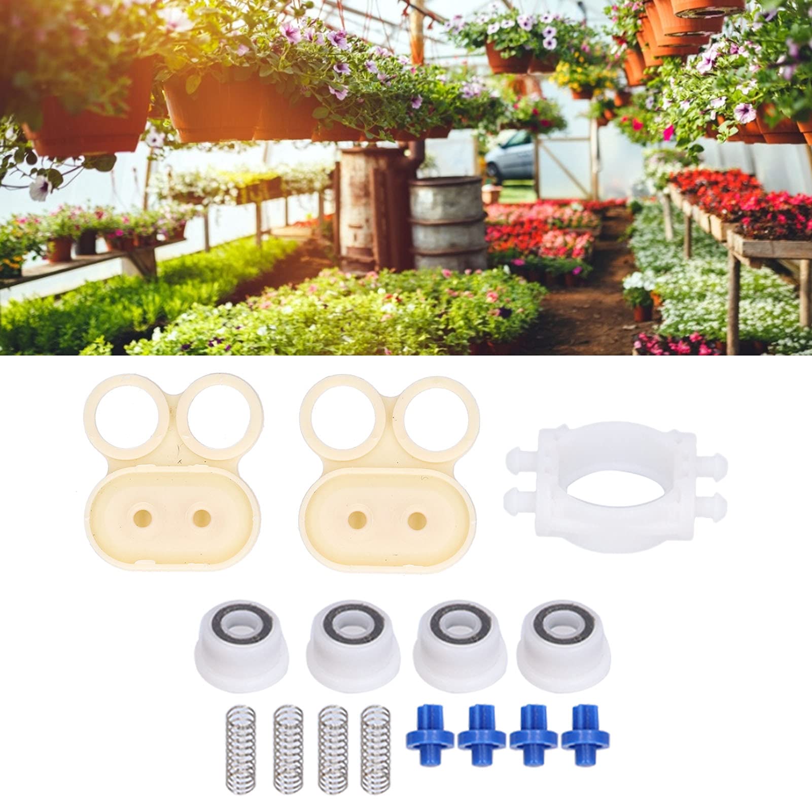 Kit D'accessoires De Pompe à Membrane Micro Pulvérisateur De Puissance Agricole Kit De Réparation De Pompe à Membrane Diaphragme Ensemble De Siège De Soupape à Bobine