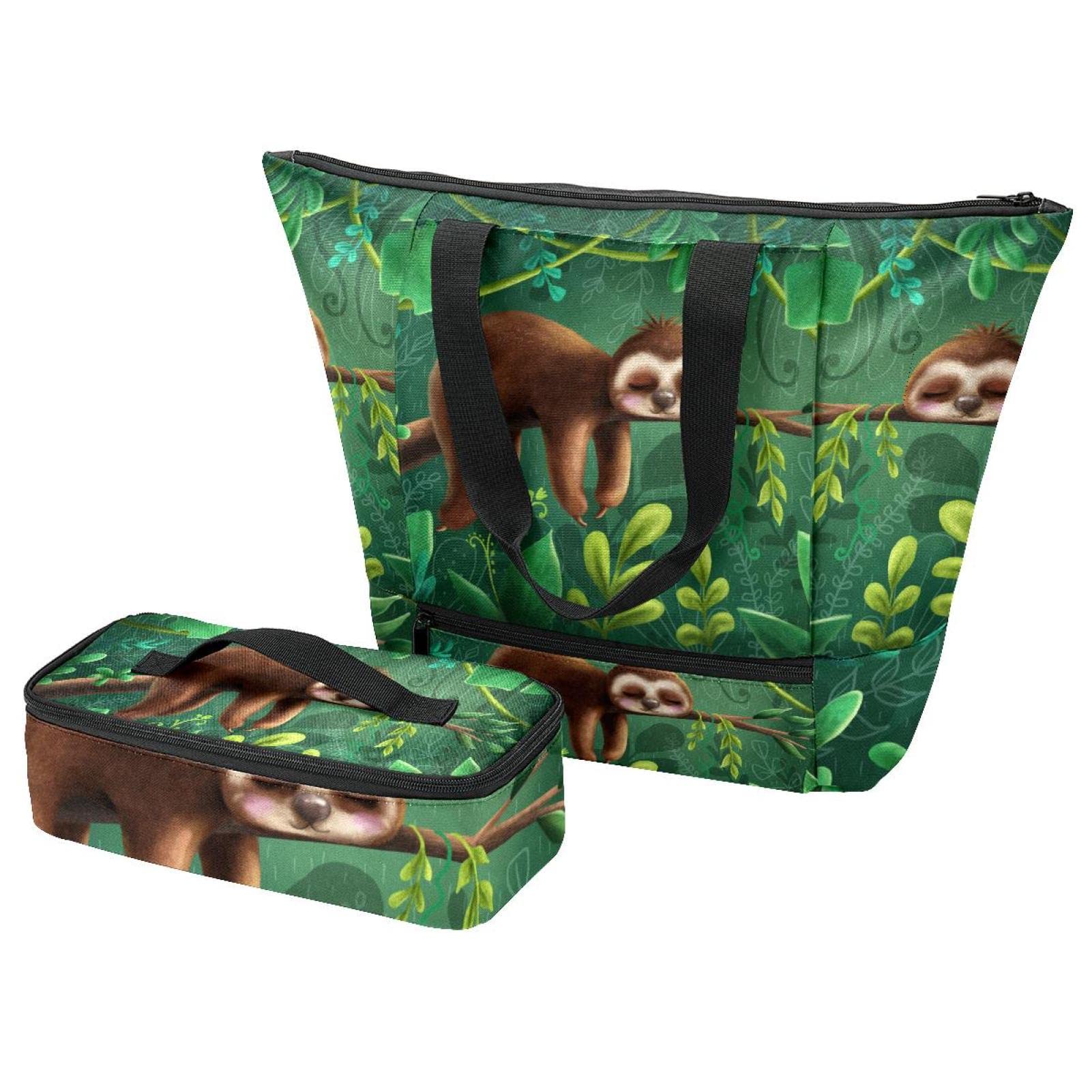 Sac fourre-tout avec sac isotherme intégré pour transporter vos repas au bureau