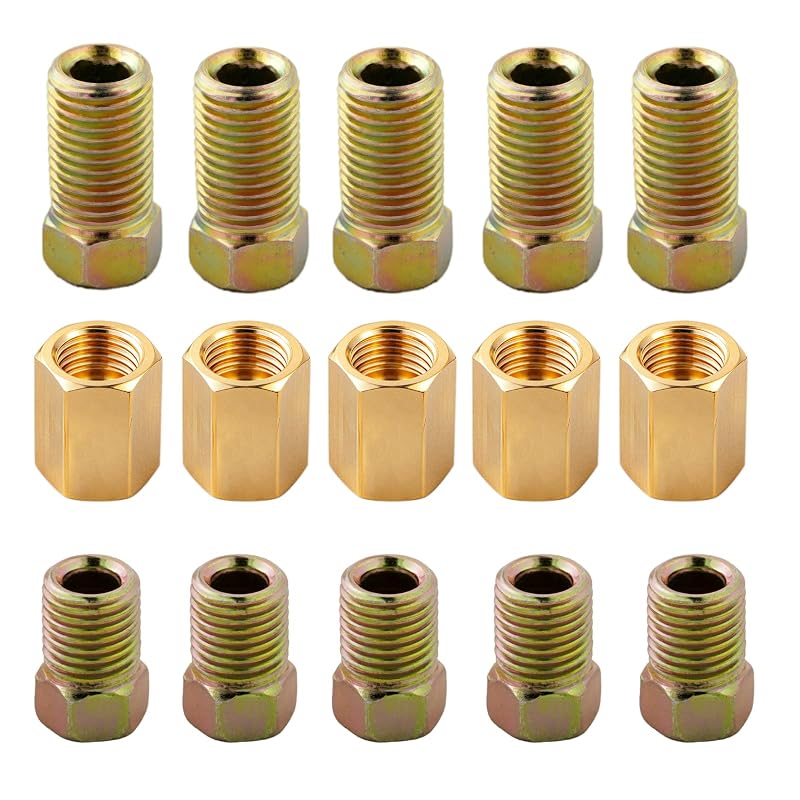 Kit de conexões para linha de freio 3/16" Nstarsmotor com rosca 3/8"-24 UNF – 15 peças