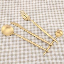 Conjunto de talheres, conjunto de utensílios, conjunto de talheres de 4 peças de garfo de faca de colher, conjunto de talheres de talheres para a família do hotel