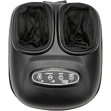 LINGTENG Foot Massager, Heated Foot Massager (Agate Black) | Deep Kneading-Detachable Washable-Home Office Underdesk-Men Women Parent Senior-Birthday Anniversary Christmas Valentine Gift