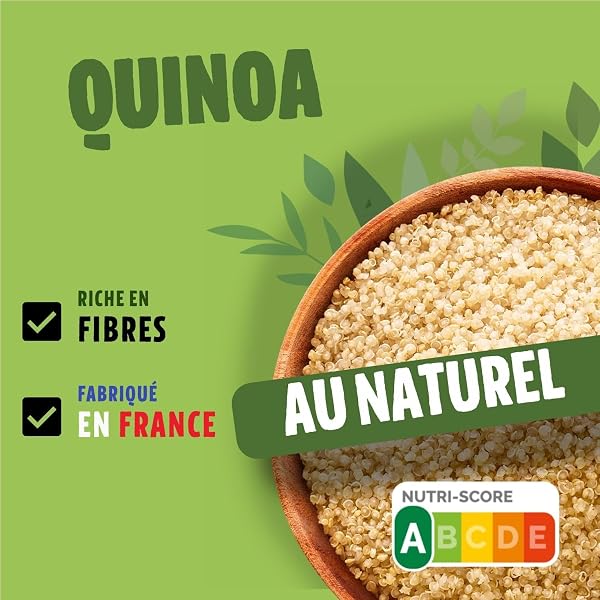 Céréal Bio Quinoa Au Naturel - Sachet Micro-ondable, Rapide À Réchauffer - Végan Et Bio - 220g - 202645 - 2