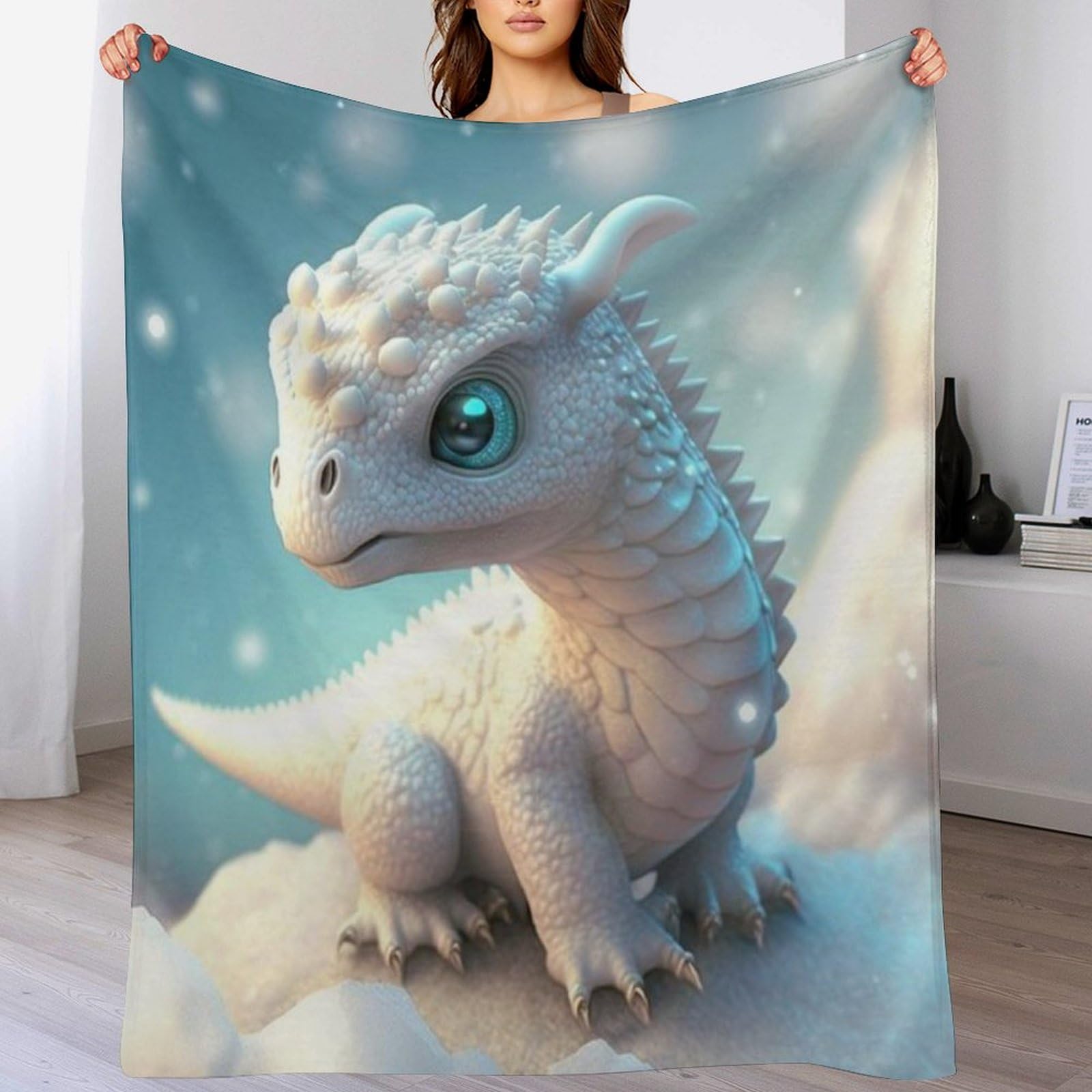Couverture dragon chaude pour lit qui isole du froid hivernal