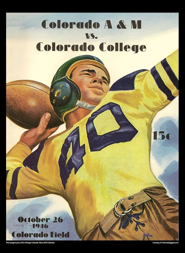Colorado State Rams 2016 Vintage Football Calendar: Asgard Press:  9781630361556: Amazon.com: Books