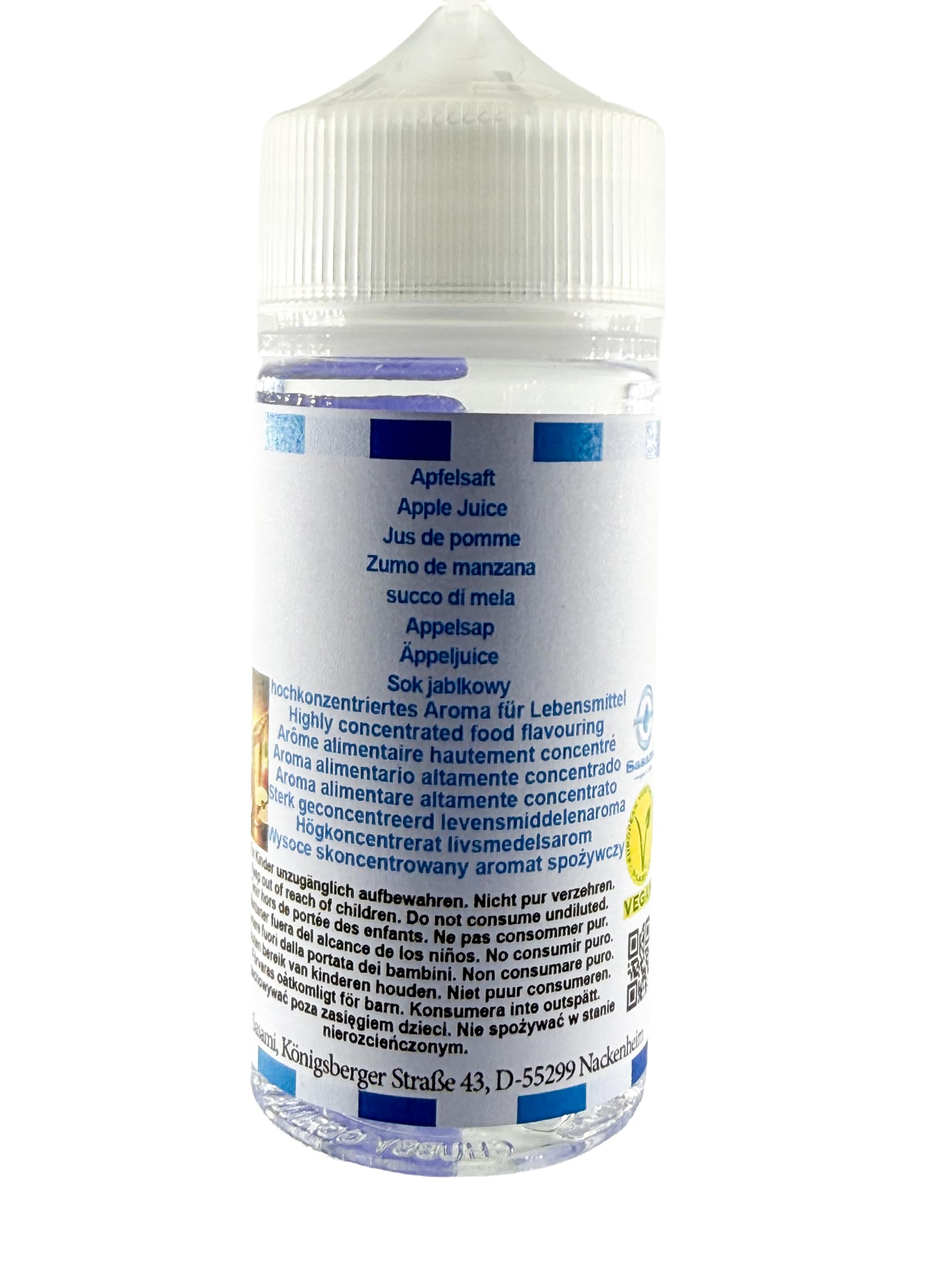 Sok jabłkowy aromat koncentrat – Wegański – Sasami – 100ml